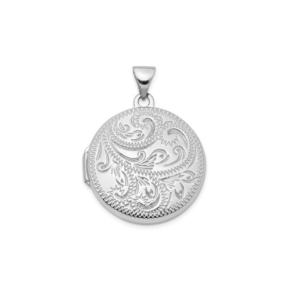 Rhodium Pendant Necklace